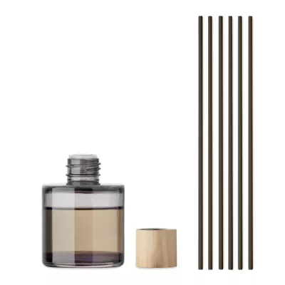 Dyfuzor zapachowy wanilia 50 ml z patyczkami KNOS - Czarny (MO2704-03)