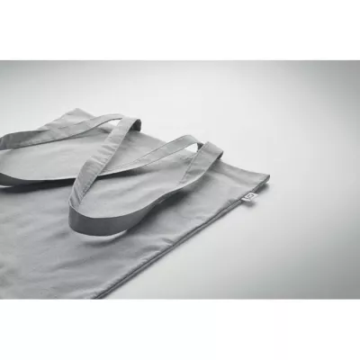 Torba z bawełny z recyklingu 140 g/m² VIVEKA COLOUR - Szary (MO2302-07)