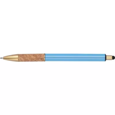 Długopis metalowy touch pen CAPRI - jasnoniebieski (369024)