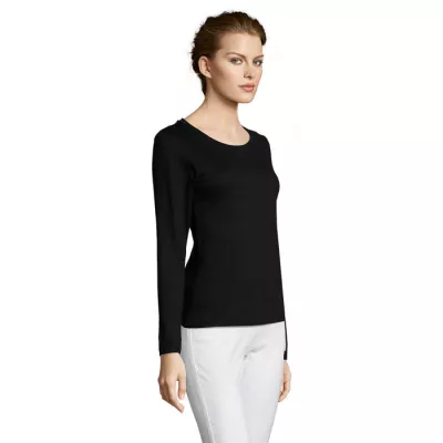 Longsleeve damski 150 g/m² Sol's MAJESTIC - Deep Black (S11425-DB)