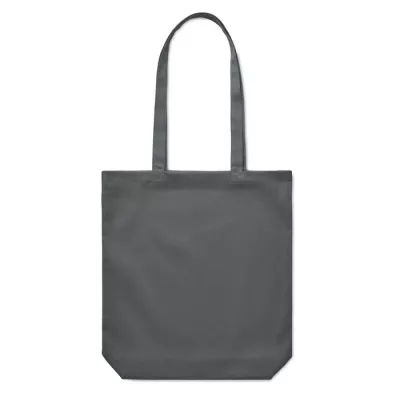 Torba bawełniana na zakupy 270 g/m² RASSA COLOURED - Kamienny Szary (MO6442-15)