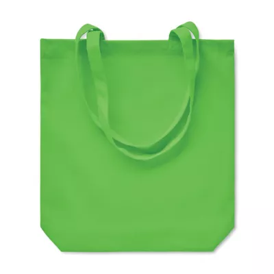 Torba bawełniana na zakupy 270 g/m² RASSA COLOURED - Limonka (MO6442-48)