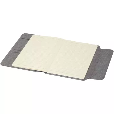 Andean portfolio A5 z recyklingu z certyfikatem RCS  - Szary (10799382)