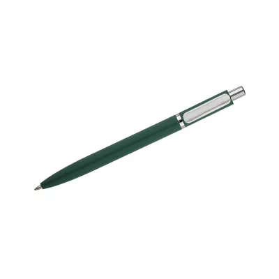 Długopis metalowy z powłoką typu soft touch ELMO - zielony (19084-05)