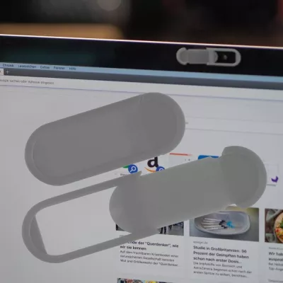 Zaślepka na kamerę w laptopie VIVIAN - szary (2253307)