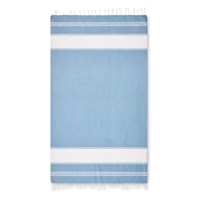 Torba plażowa z ręcznikiem hammam 180 g/m² HUMMUM - Turkusowy (MO2954-12)