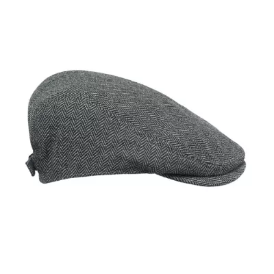 Czapka kaszkiet melanżowa 335 g/m² BLIND PEAK - Szary (MO2966-07)