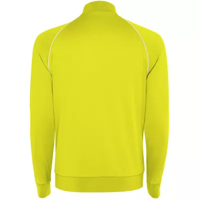 Męska bluza Valier z zamkiem błyskawicznym na całej długości - Fluor Yellow (R0437-FLYELLOW)