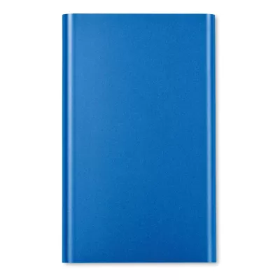 Powerbank płaski aluminiowy 4000 mAh POWERFLAT - Niebieski (MO8735-37)