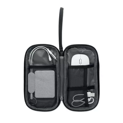 Etui na akcesoria z RPET 600D ALLTHERE - Czarny (MO2859-03)