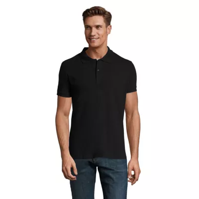 Koszulka polo męska piqué 180 g/m² Sol's PERFECT MEN - Czarny (S11346-BK)