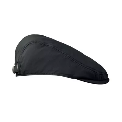 Czapka kaszkiet z bawełny twill 235 g/m² FLAT PEAK - Czarny (MO2850-03)