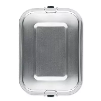 Lunchbox stalowy z przegródką 1200 ml SAO - Srebrny Mat (MO6671-16)
