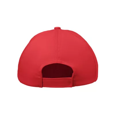 Czapka z daszkiem dziecięca 180 g/m² BUZZ KIDS - Czerwony (MO2346-05)