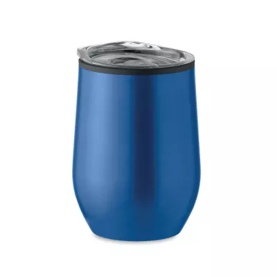 Kubek termiczny stalowy z pokrywką 350 ml CHIN CHAN - Niebieski (MO6700-04)