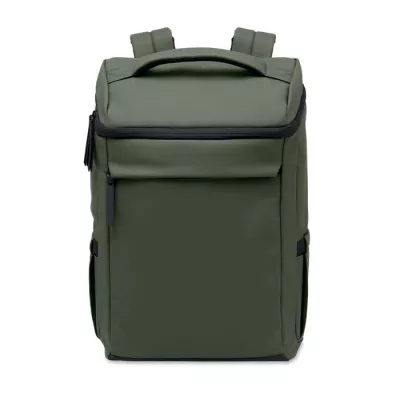 Plecak na laptop 15" z PU BOULDER - Ciemnozielony (MO3122-60)