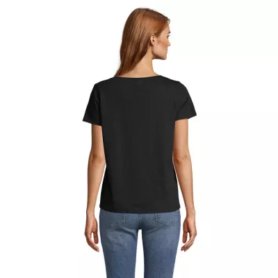 Koszulka damska V-neck Sol's REGENT V WOMEN - Deep Black (S04766-DB)