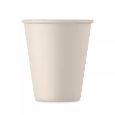 Kubek wielorazowy z PLA 200 ml CUPFUL - Bezowy (MO2607-13)