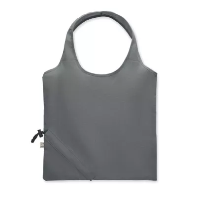 Torba składana z recyklingu 140 g/m² CARRIE COLOUR - Kamienny Szary (MO2487-15)