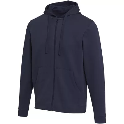 Jasper bluza unisex z kapturem z materiału organicznego pochodzącego z recyklingu z certyfikatem OCS, o gramaturze 280 g/m² - Granatowy (39666-NAVY)