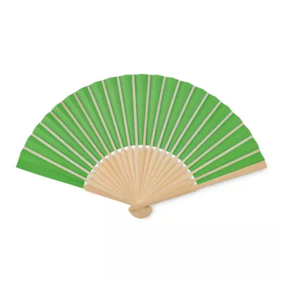 Wachlarz bambusowy z papierem FANNY PAPER - Limonka (MO6828-48)