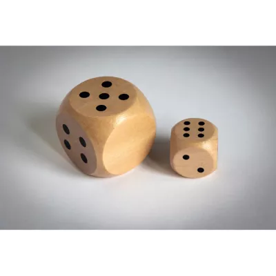 Kostka do gry drewniana 3 cm DADIN - Drewna (MO2613-40)