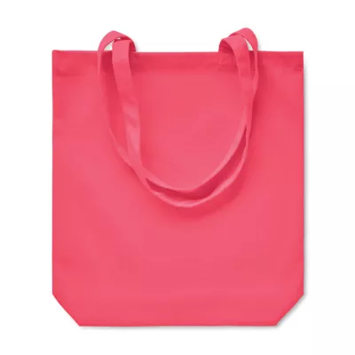 Torba bawełniana na zakupy 270 g/m² RASSA COLOURED - Fuksja (MO6442-38)