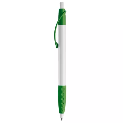 Długopis plastikowy (ABS) Cosmo - biało / zielony (LT87622-N0131)