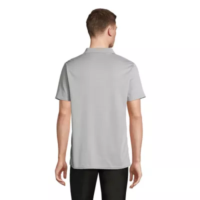 Polo sportowe unisex z recyklingu Sol's PITCHER - Pure Grey (S04442-PG)