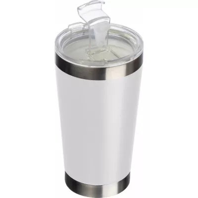 Kubek termiczny 500 ml KORNEL - biały (8431806)