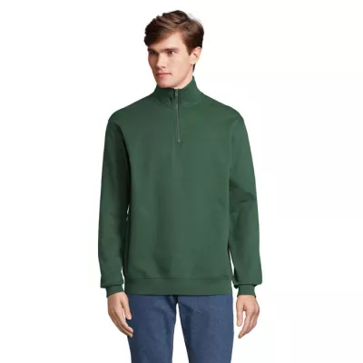 Bluza ze stójką i zamkiem 1/4 Sol's CONRAD - Ciemno-Zielony (S04234-BO)