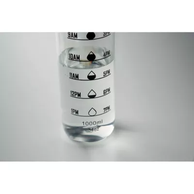 Butelka sportowa RPET 1000 ml ISFORDEN MARK - Przezroczysty (MO2672-22)