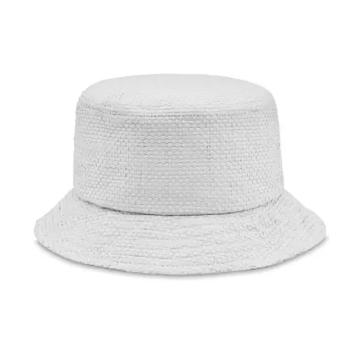 Kapelusz słomkowy z papieru BILGOLA+ - Bialy (MO2267-06)
