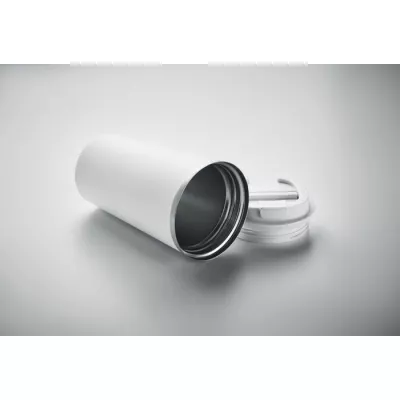 Kubek termiczny ze stali z recyklingu 510 ml BRACE + - Bialy (MO6579-06)