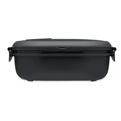 Lunchbox hermetyczny z PP 750 ml LUX LUNCH - Czarny (MO9759-03)