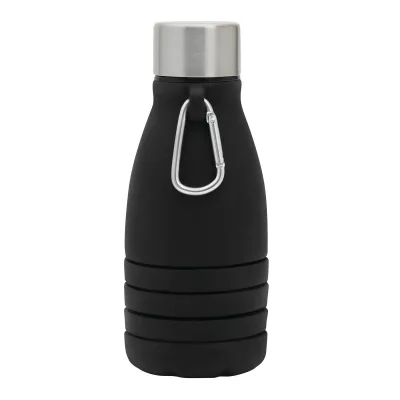 Składana butelka do picia 550 ml BIG GETS SMALL - czarny (56-0603190)