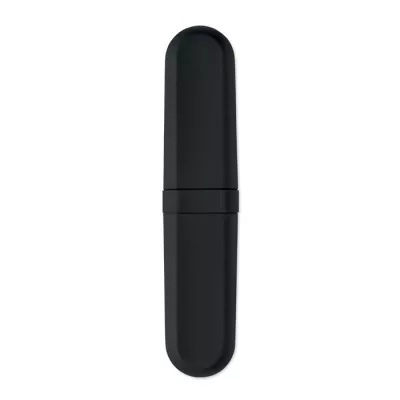 Zestaw sztućców w etui z PLA BITEFUL - Czarny (MO2743-03)