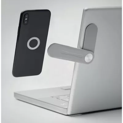 Uchwyt magnetyczny na telefon do laptopa GADA - Szary (MO6393-07)