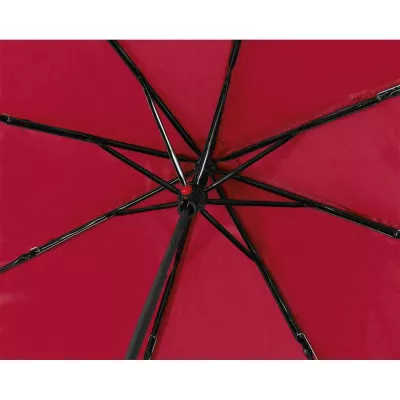 Parasol manualny rPET Ø98 cm NORTHAMPTON - czerwony (433605)