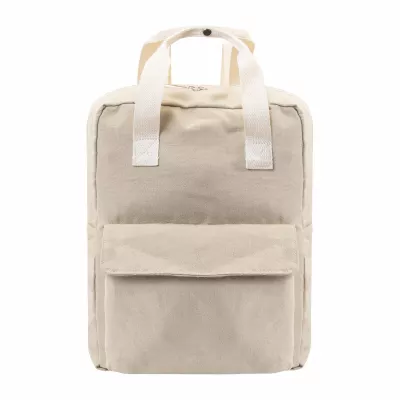 Rekan Back plecak z recyklingowanego płótna - naturalny-a (AP800613-00)