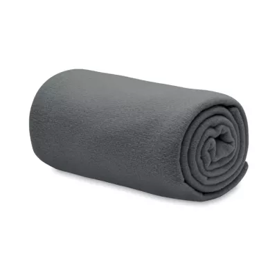 Koc polarowy RPET 120x150 cm 130 g/m² BOGDA - Kamienny Szary (MO6805-15)