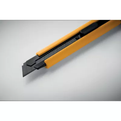 Nóż z 2 zapasowymi ostrzami BLADE + - Zólty (MO2769-08)