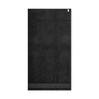 Ręcznik kąpielowy 380 g/m² 70x140 cm ISLAND 70 - Czarny (MO2766-03)