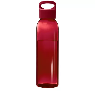 Sky butelka na wodę o pojemności 650 ml z tworzyw sztucznych pochodzących z recyklingu - Czerwony (10077721)