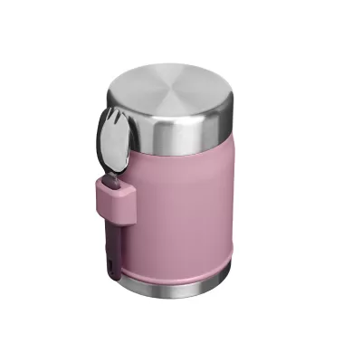 Pojemnik na żywność ze sztućcem The Legendary Food Jar 0,4L - Purple Smoke (10113530107)