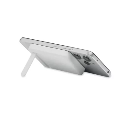 Zestaw z powerbankiem magnetycznym 5000 mAh ATLAS - Bialy (MO3177-06)