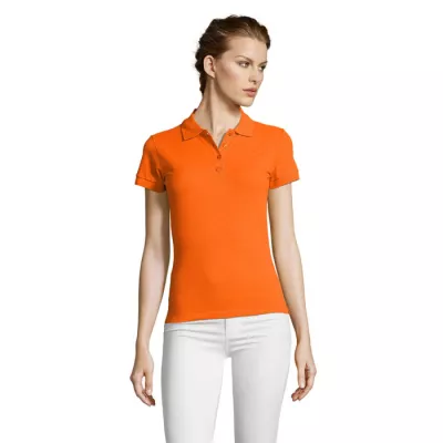 Koszulka polo damska piqué 210 g/m² Sol's PEOPLE - Pomaranczowy (S11310-OR)