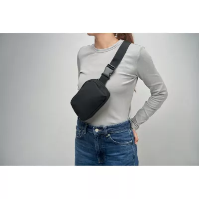 Nerka z miękkiego PU KOROVIN WAIST - Czarny (MO2683-03)