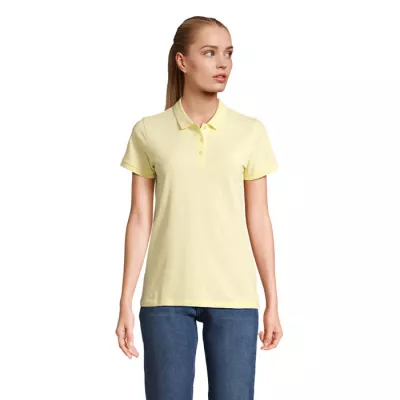 Polo damskie organiczne 170 g/m² Sol's PLANET WOMEN - Jasno Żółty (S03575-LY)