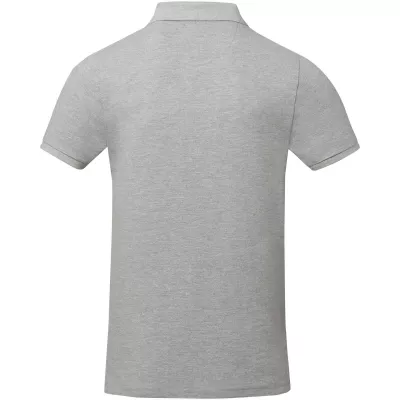 Męskie polo Calgary z krótkim rękawem - Szary melanż (38080-GREY MEL)